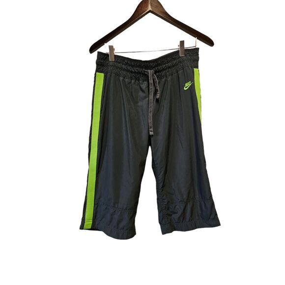Nike Capri Joggers Sz M Gray/Green “Swish Pants” Mesh‎ Lined - Picture 6 of 6